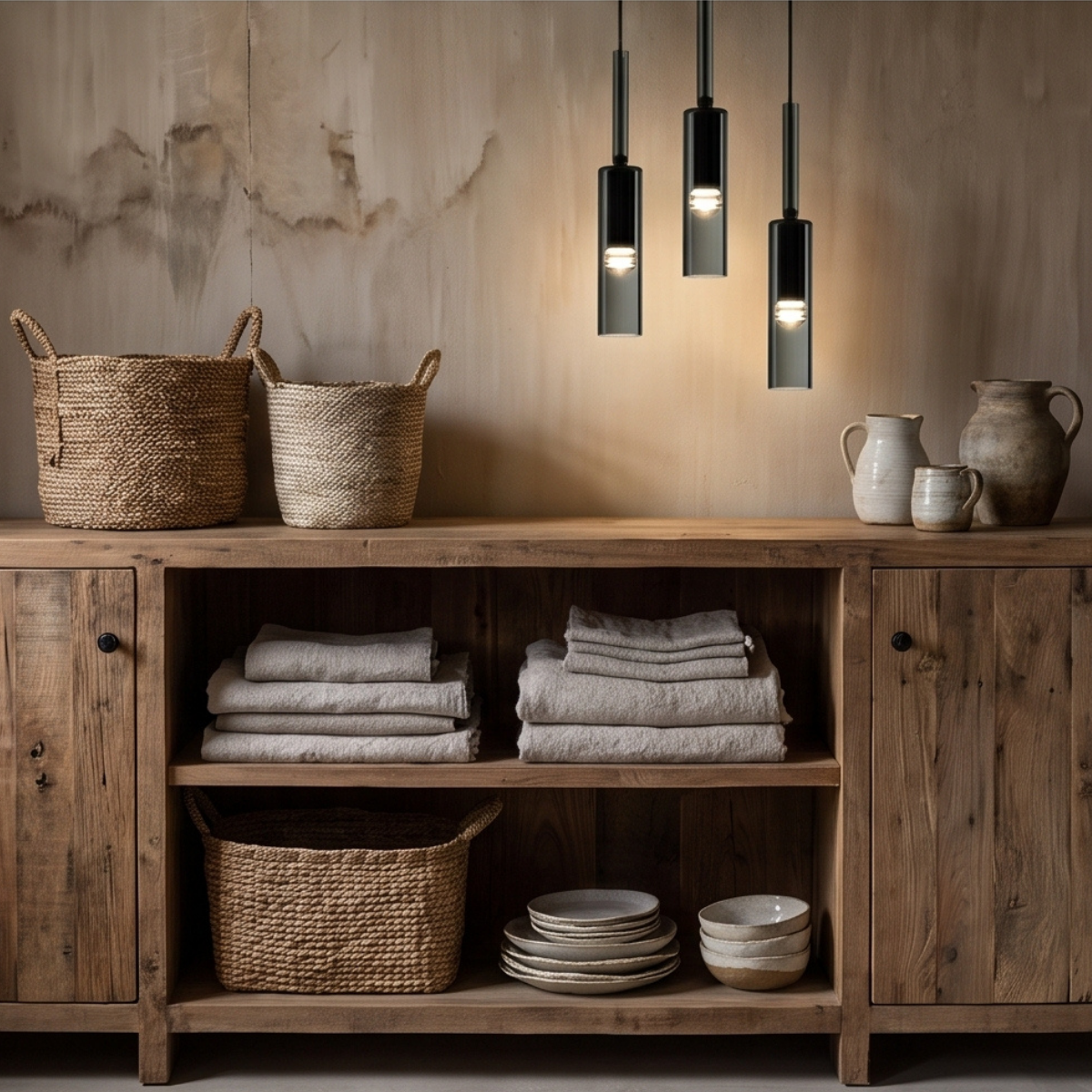Suspension en verre fumé Noir – Élégance Minimaliste nüe HOME