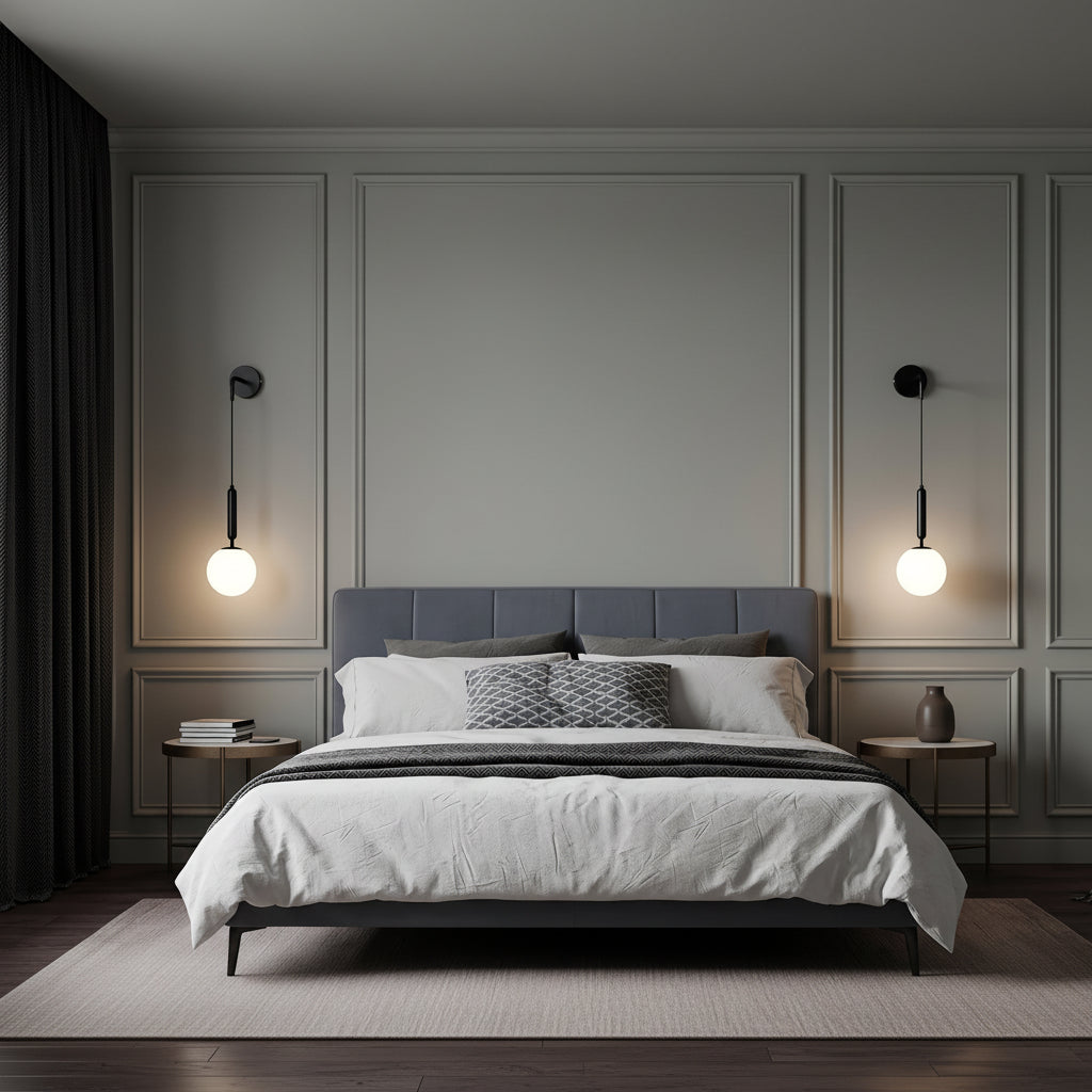 Applique murale en verre – lumière douce LED- Sélection nüe.HOME