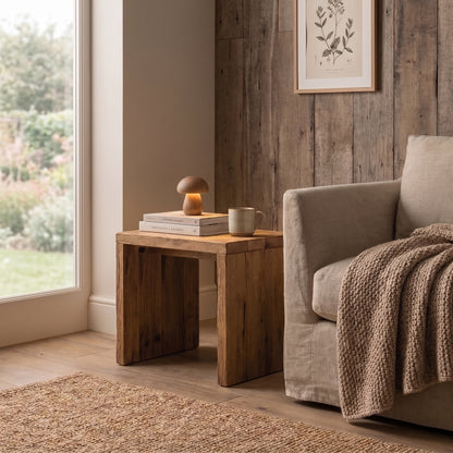 Lampe champignon en bois – Veilleuse LED nüe.HOME