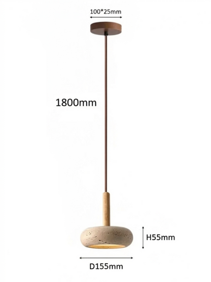 Suspension Wabi Sabi en Pierre – Design nüe.HOME