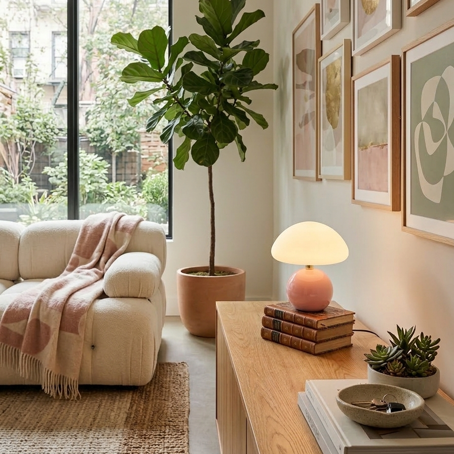 Lampe de table LED minimaliste – luminosité réglable-Inspiration nüe.HOME