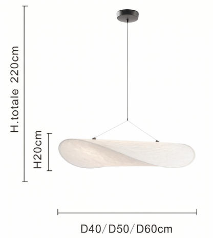 Suspension Nuage – Design Wabi-Sabi en tissu tissé - Inspiration nüeHOME