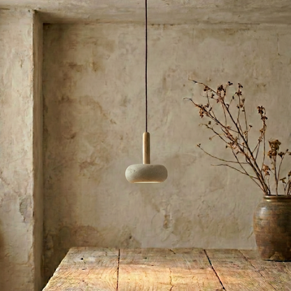 Suspension Wabi Sabi en Pierre – Design nüe.HOME