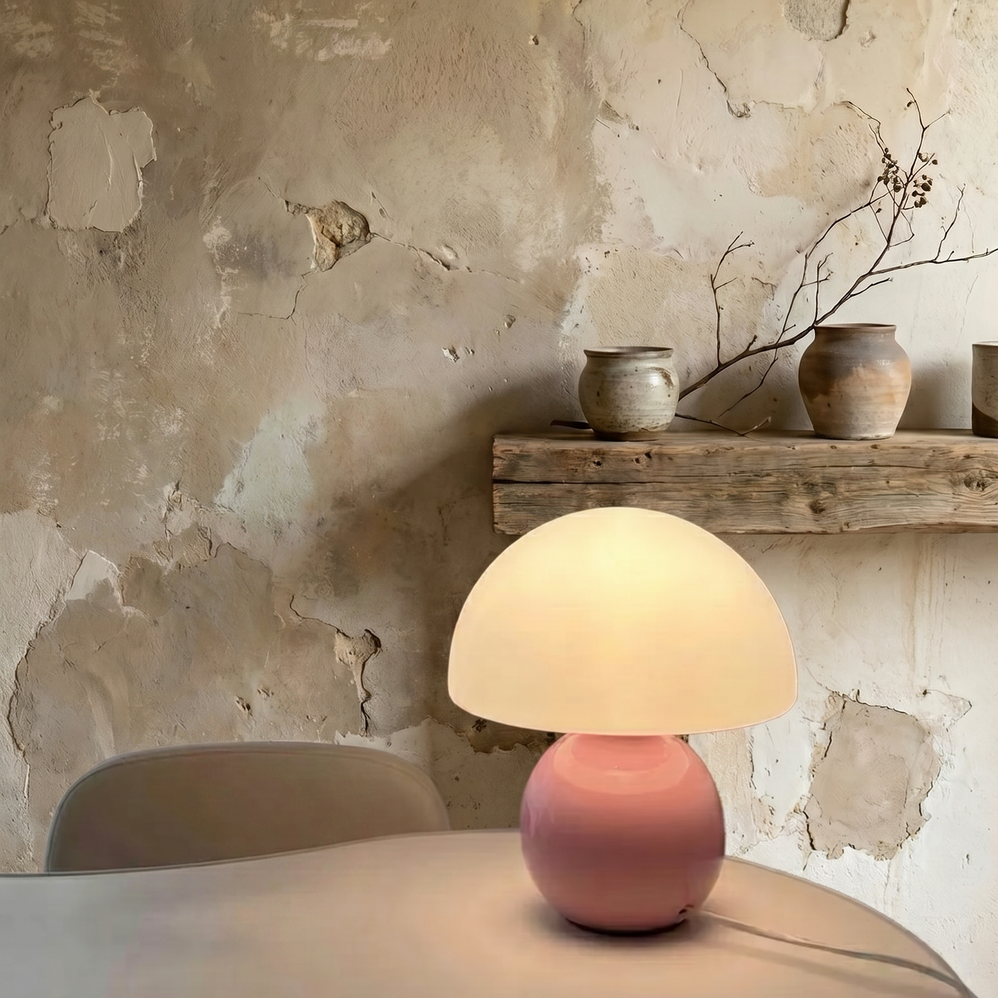 Lampe de table LED minimaliste – luminosité réglable-Inspiration nüe.HOME