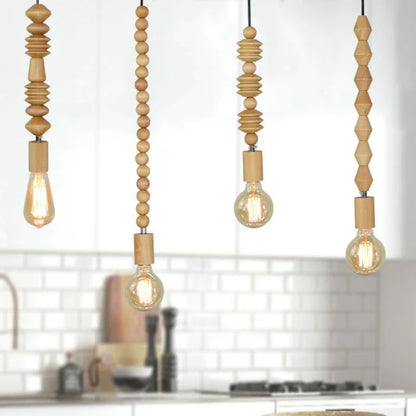 Suspensions Perla en Bois Naturel - nüe HOME