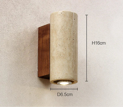 Applique murale en travertin crème - Inspiration nüe.HOME