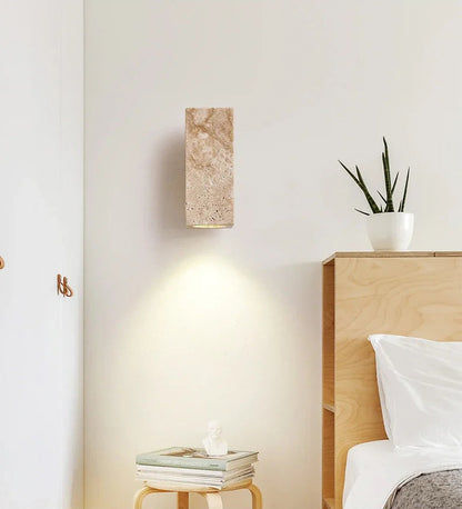 Applique murale en travertin crème - Inspiration nüe.HOME