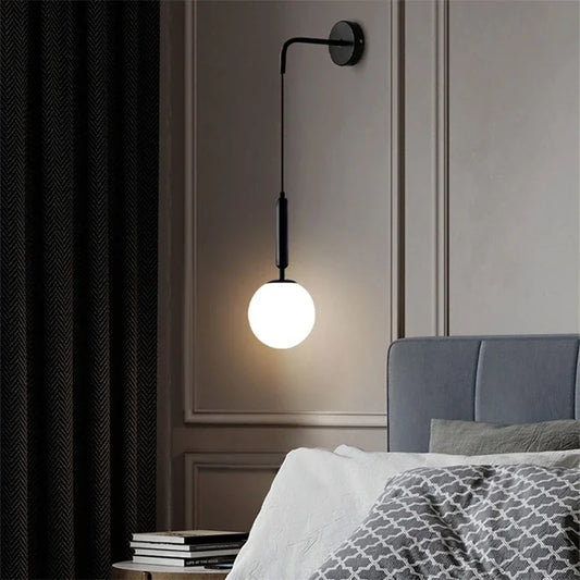 Applique murale en verre – lumière douce LED- Sélection nüe.HOME