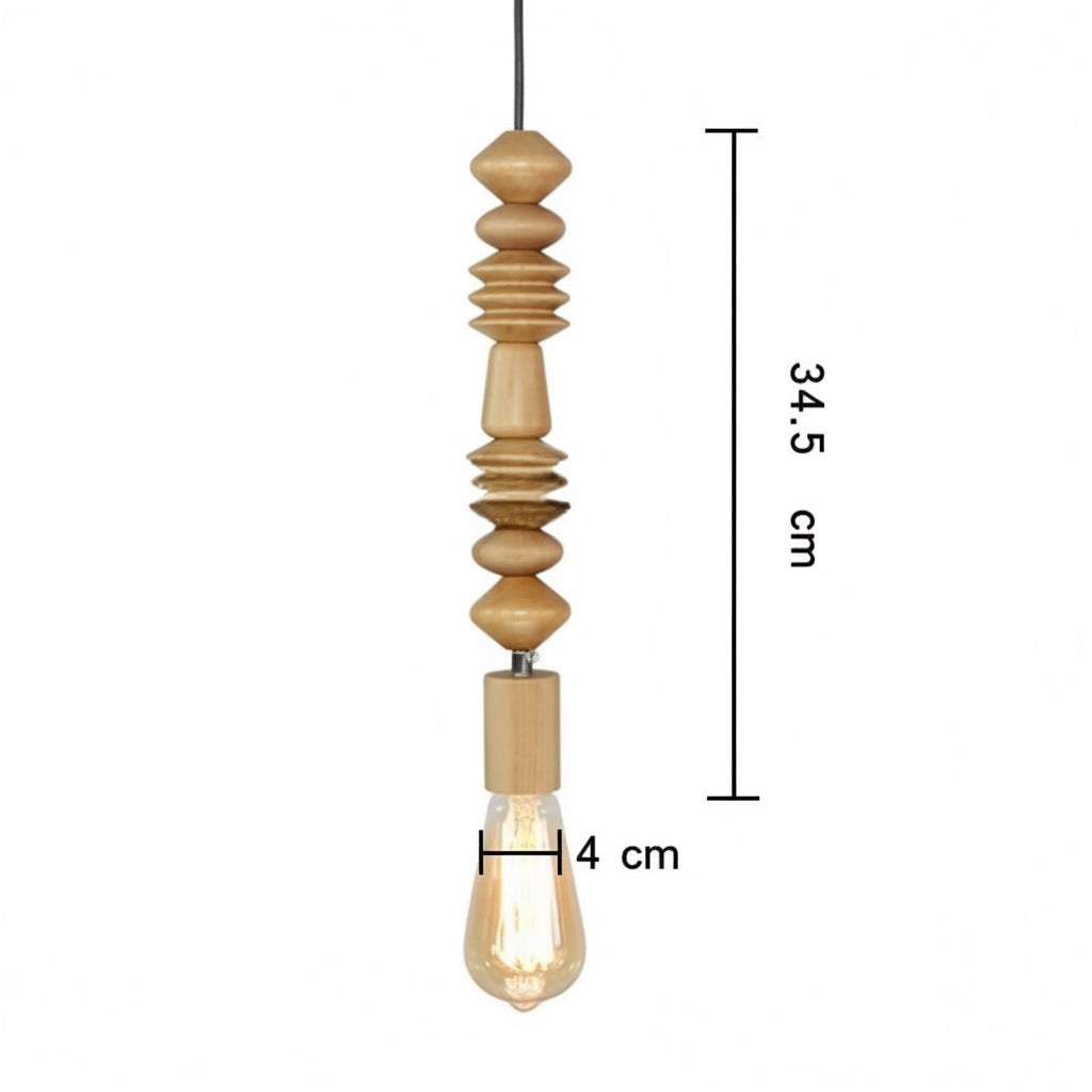 Suspensions Perla en Bois Naturel - nüe HOME