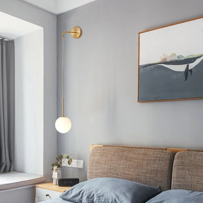 Applique murale en verre – lumière douce LED- Sélection nüe.HOME