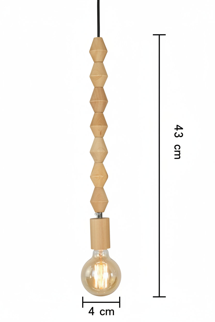 Suspensions Perla en Bois Naturel - nüe HOME