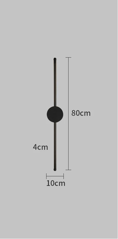 Applique murale LED noire – Sélection nüe.HOME