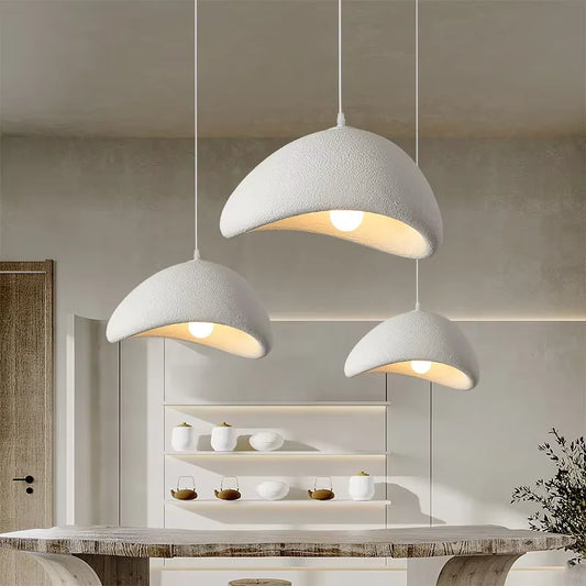 Suspension minimaliste blanche – Luminaire design - nüe.HOME