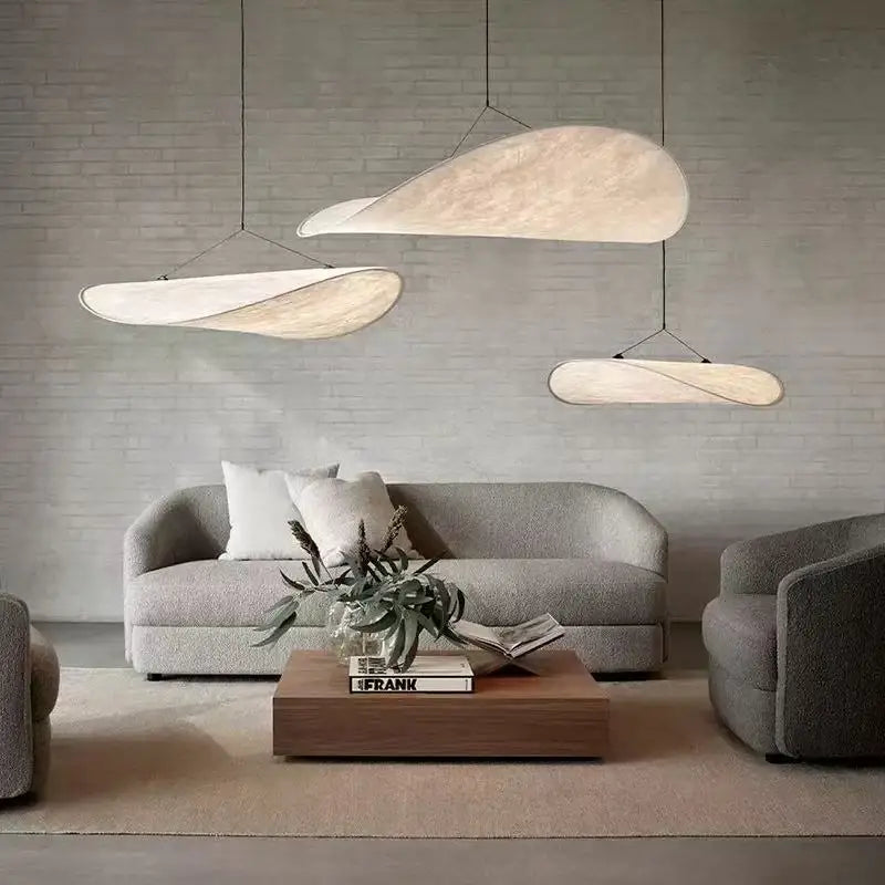 Suspension Nuage – Design Wabi-Sabi en tissu tissé - Inspiration nüeHOME