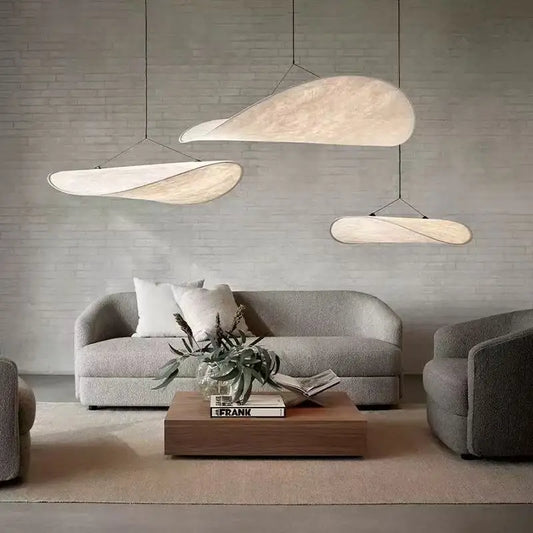 Suspension Nuage – Design Wabi-Sabi en tissu tissé - Inspiration nüeHOME