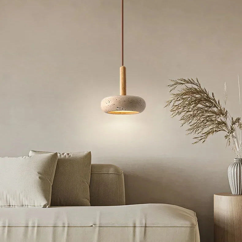 Suspension Wabi Sabi en Pierre – Design nüe.HOME