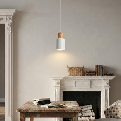 Suspension Moderne Minimaliste – Luminaire Bois & Métal - nüe.HOME