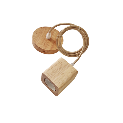 Suspension Elya en bois naturel - Sélection nüe.HOME