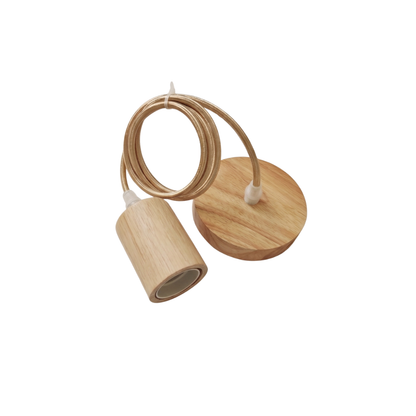 Suspension Elya en bois naturel - Sélection nüe.HOME