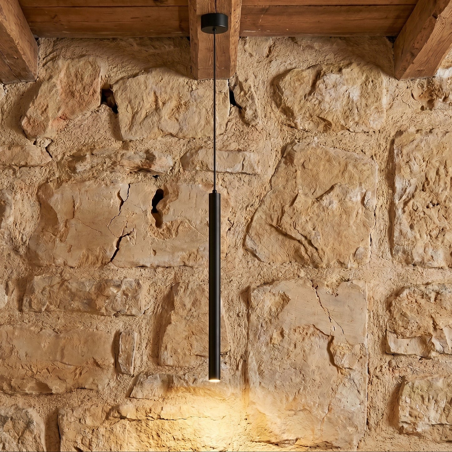 Suspension tube LED minimaliste – Noir ou Blanc - nüe.HOME