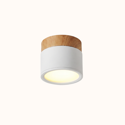 Plafonnier Nordique Minimaliste en Bois nüe.HOME