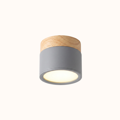 Plafonnier Nordique Minimaliste en Bois nüe.HOME