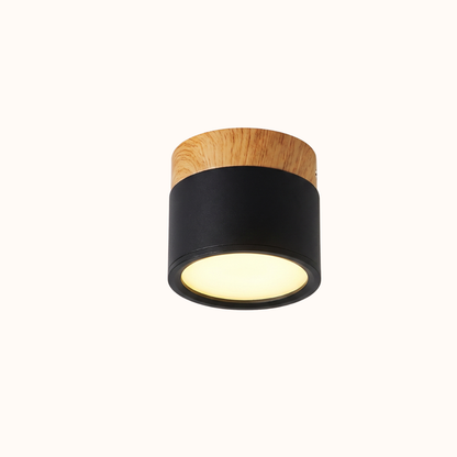 Plafonnier Nordique Minimaliste en Bois nüe.HOME
