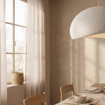 Suspension minimaliste blanche – Luminaire design - nüe.HOME
