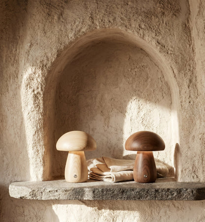 Lampe champignon en bois – Veilleuse LED nüe.HOME